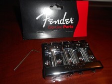 Fender Fender HiMass 4 String Bass Bridge w/ Brass Saddles, Chrome