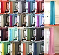 1 PANEL ANTIQUE GROMMETS SILK WINDOW CURTAINS FOAM LINED BLACKOUT ECLIPSE K72 63