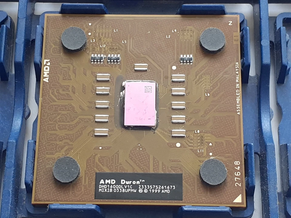 AMD DURON 1600 Mhz SOCKET 462 CPU@FULLY TESTED@DHD1600DLV1C@APPLEBRED CORE 1.6 G - Image 2 of 4