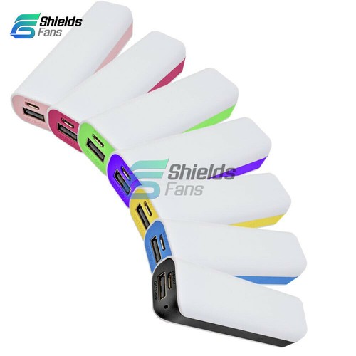 Portable USB Power Bank 18650 Battery Charger Case For Mobile Phone Multicolor