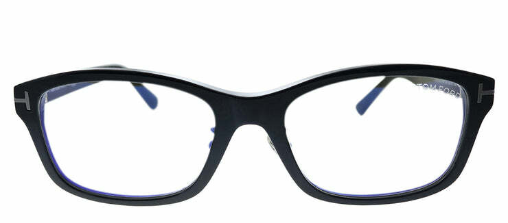 Tom Ford FT5724 001 5724 Shiny Black Optical Frame Eyeglasses 56mm