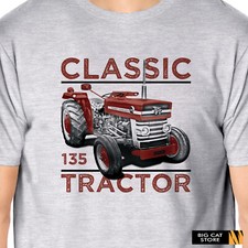 TractorArt -  Classic Massey Ferguson 135 Tractor Original Artwork T-Shirt