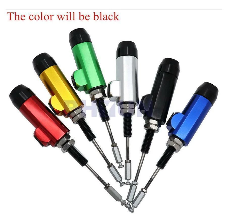 Bomba de varilla de cilindro maestro de embrague de freno hidráulico negro para motocicleta pistón de 12,7 mm Foto 3 de 4