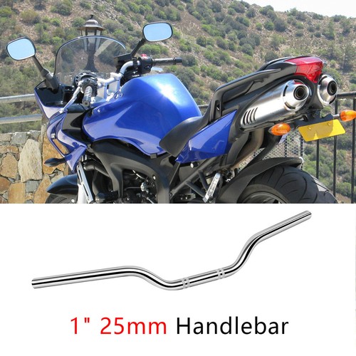 Chrome Handlebars 1" 25mm Drag Handle Bar For Yamaha XVS Vstar 650 950 1100