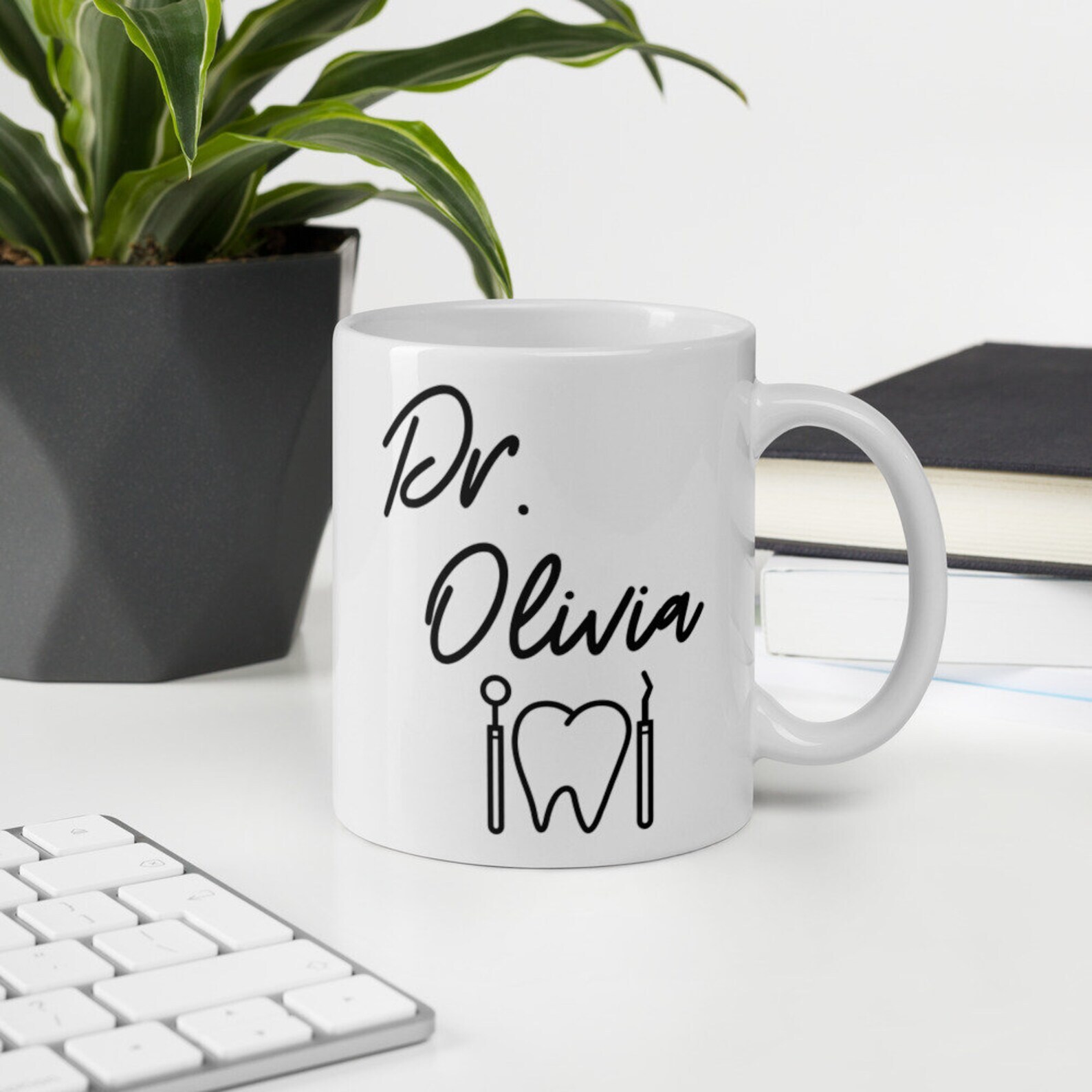 Personalized Dentist Mug Dentist Name Mug Dental Graduate Graduation Mug Gift