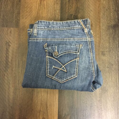 AMETHYST JEANS Bootcut Mid Rise Medium Wash Blue Denim Jeans Women's Size 16