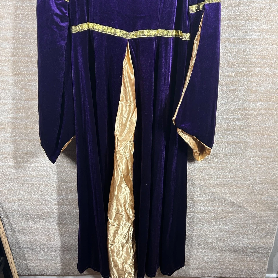Vestido Artemisia Designs Mujer XL Púrpura Dorado Medieval Renacimiento Vestido Disfraz Foto 2 de 4