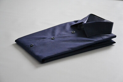 ETON SLIM Men's Shirt Herren Hemd Gr. 38/ 15'' Lila Klassische Hemd