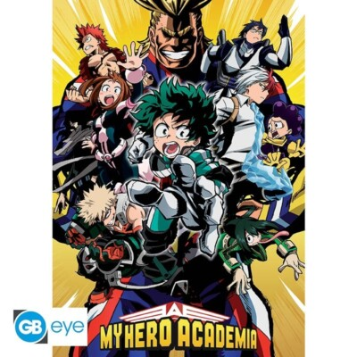 #ad #ad 2019 MY HERO ACADEMIA Poster Euro Import 36quot; x 24quot; 91.5 x 61 cm Izuku Midoriya $23.99