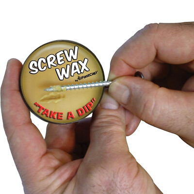 Fastcap Screw Fastner Thread Wax for Hardware Wood Screws Bolts Easy to Use