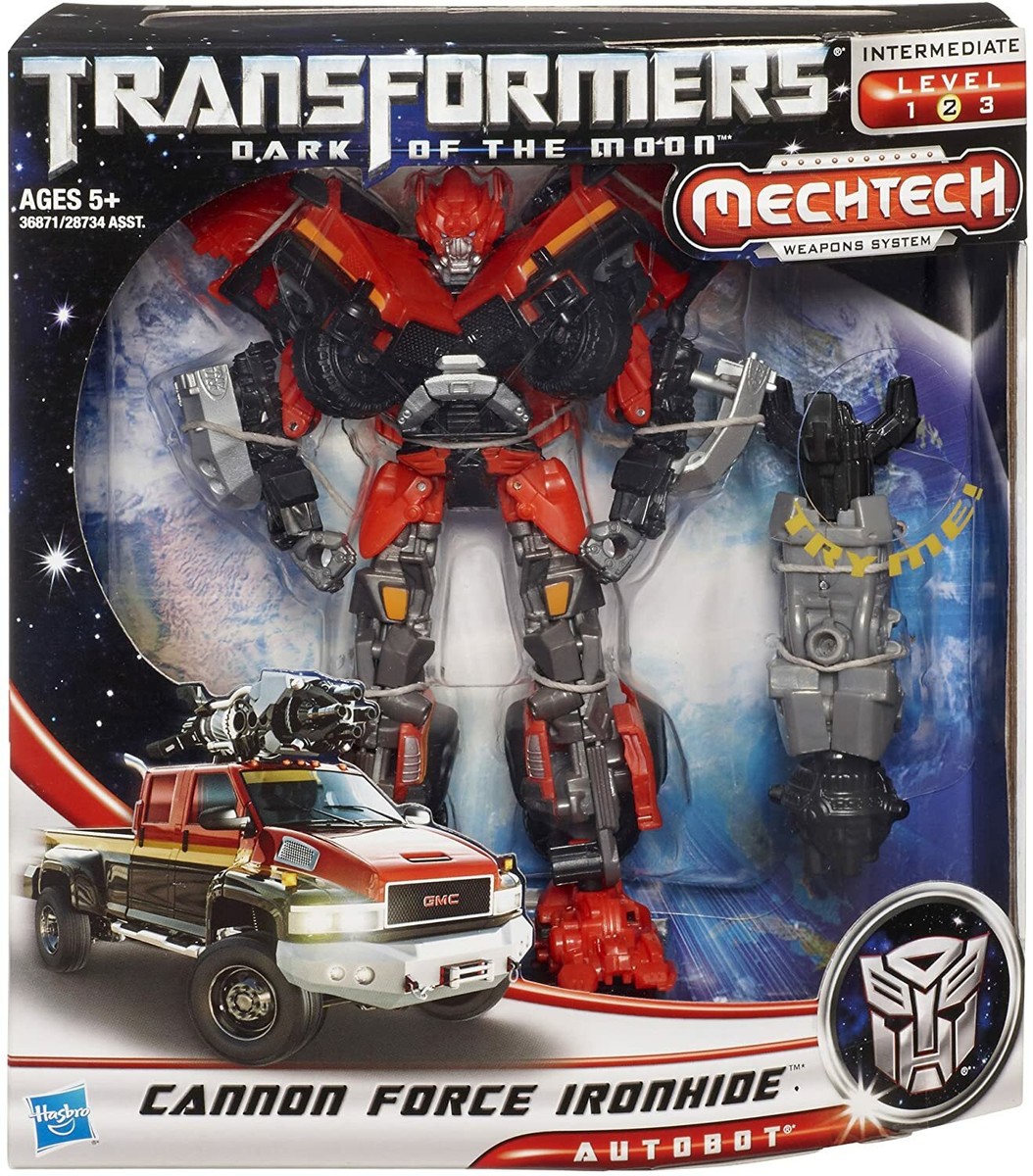 トランスフォーマー ダークオブザムーン キャノンフォース アイアンハイド Transformers Dark of The Moon Mechtech Voyager Cannon Force