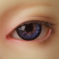 Dollmore 14mm acrylic eyes OOAK 14mm - Optical Half Round Acrylic Eyes WF02