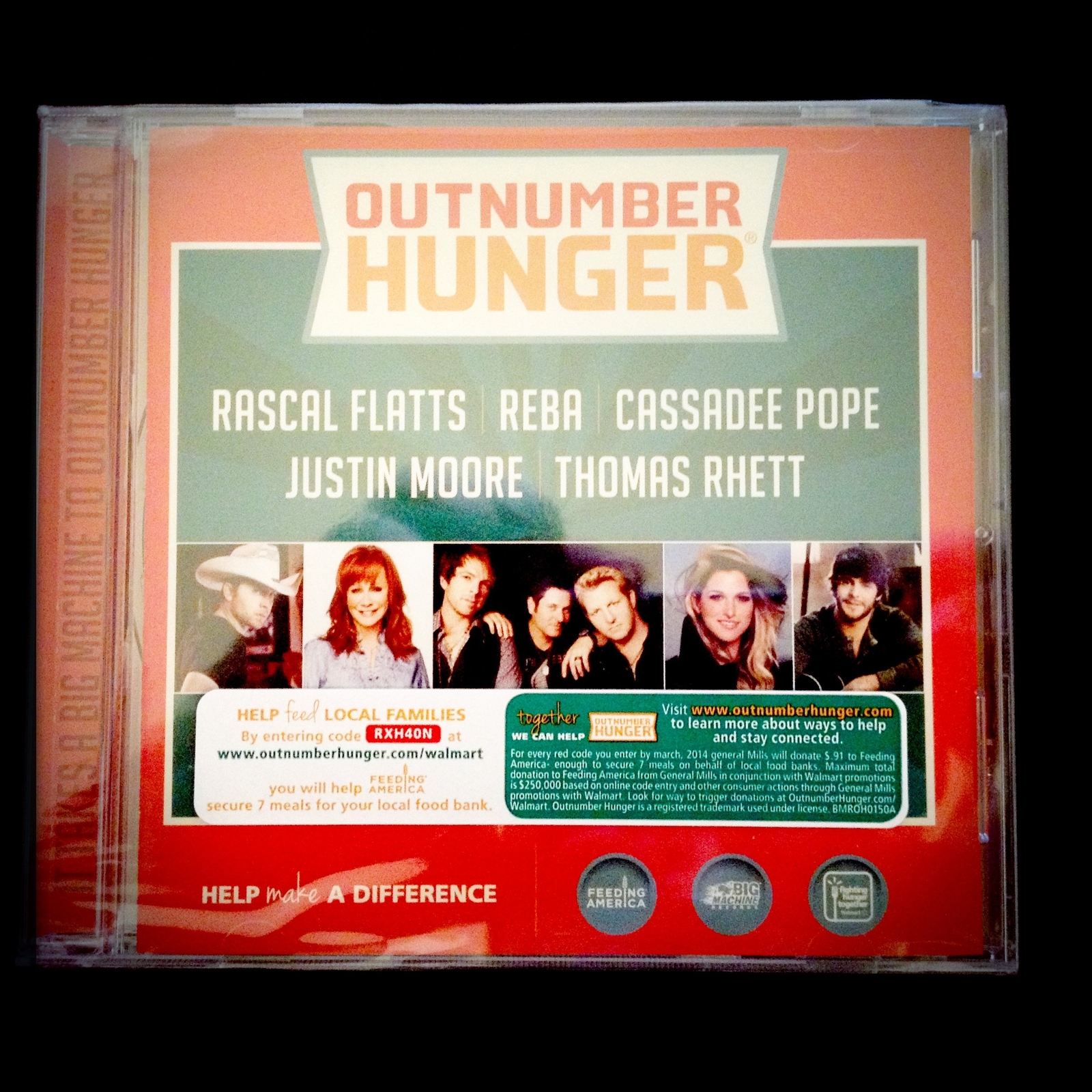 Rascal Flatts Outnumber Hunger Volume 1 (CD)