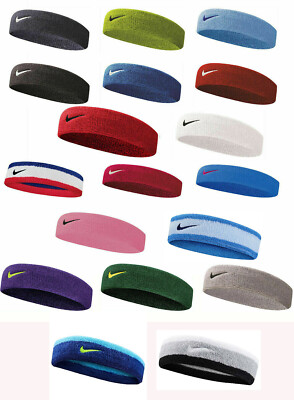Nike Swoosh Bandana Tennis Archetto Fascia Sport 5cm Larghezza