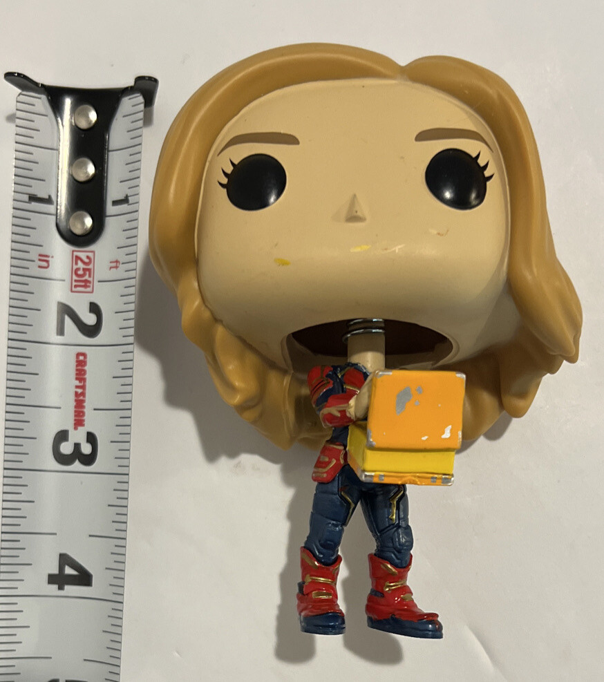 Funko Pop Captain Marvel With Tesseract Vinyl Figure NO BOX