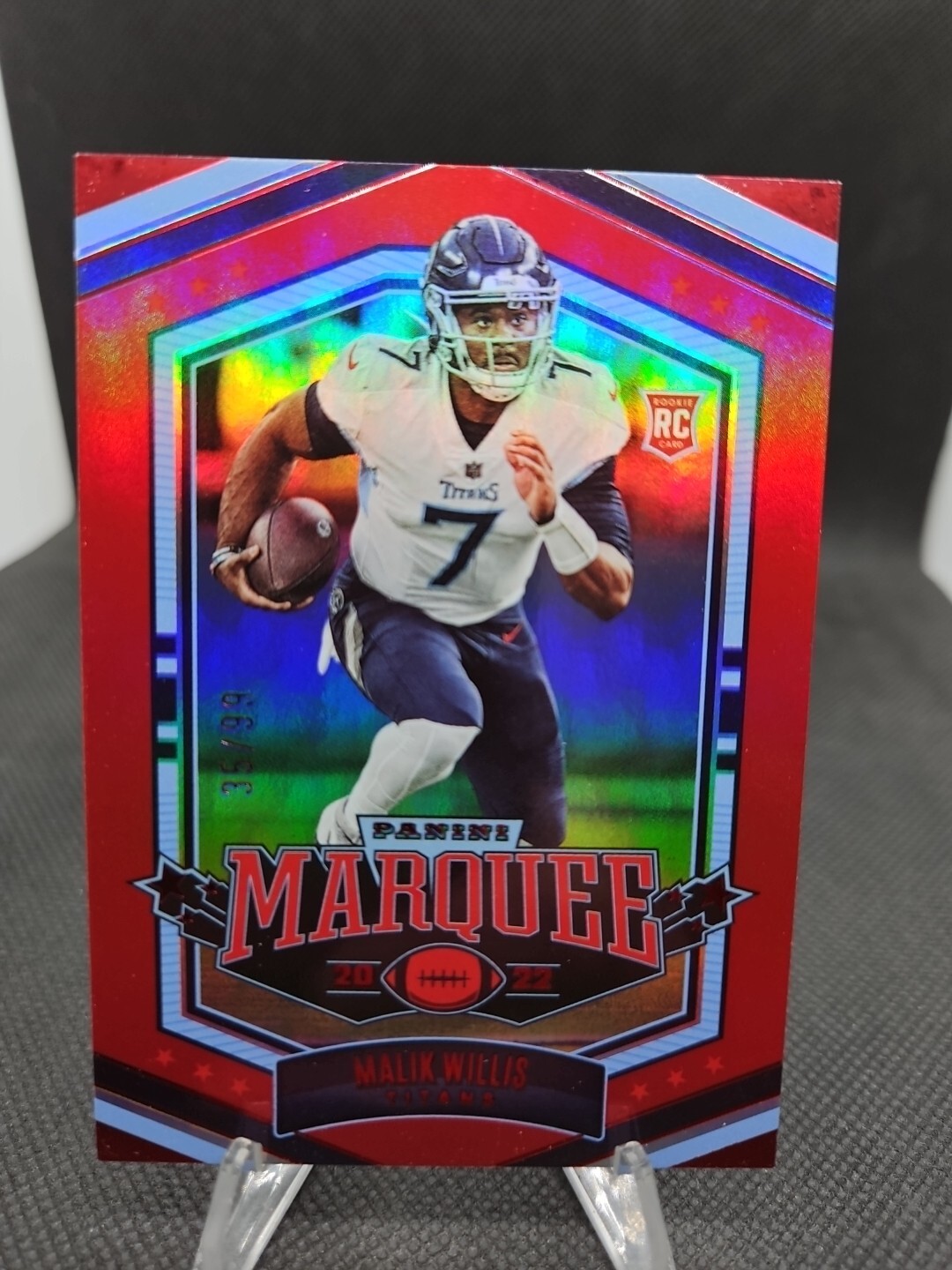 Malik Willis Panini Chronicles Marquee #34 Red