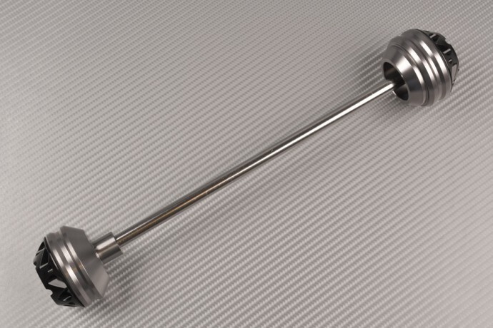 Sliders de fourche avant couleur titane pour la moto routière BMW F800GT