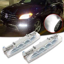 2x Daytime Running Light Drl Fog Lamps For Mercedes W166 Ml350 Ml400 X204 Glk350