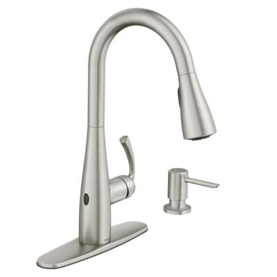 MOEN Essie Touchless Pulldown Sprayer Kitchen Faucet in Spot Resist Stainless