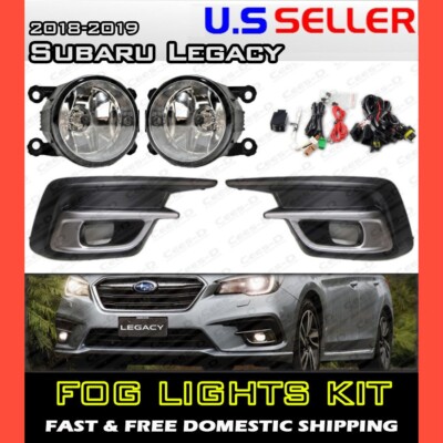 FOG LIGHT KIT for SUBARU 2018 2019 LEGACY Driving Lamp Switch Wiring Cover