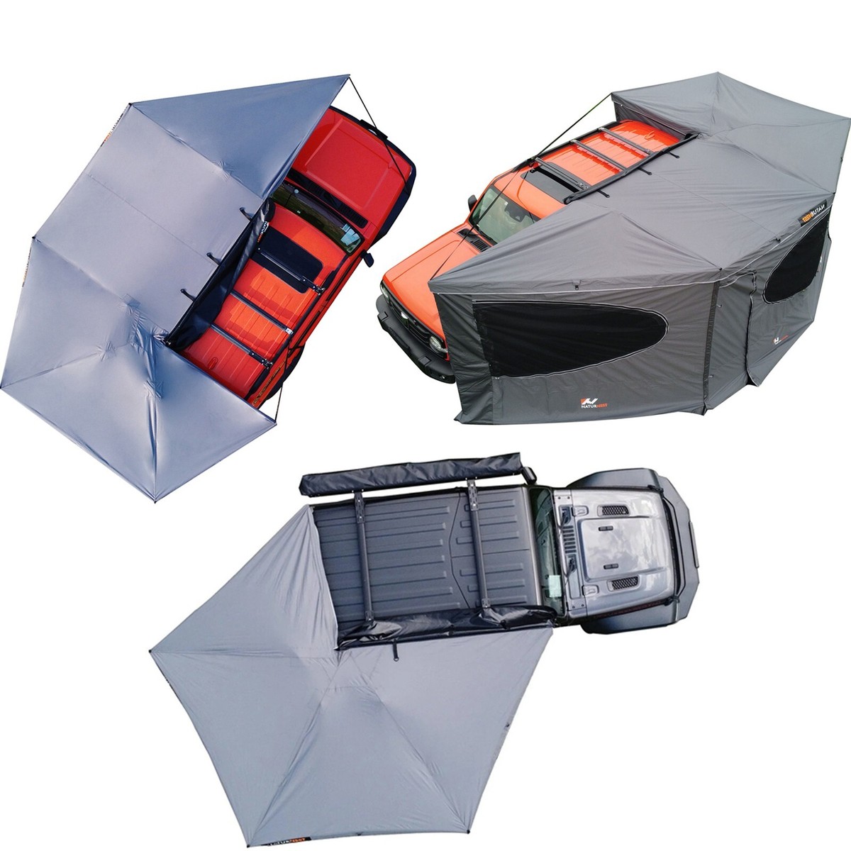 Naturnest 270 Plus Car Awning Shelter Shade, Awning Room Sunshade