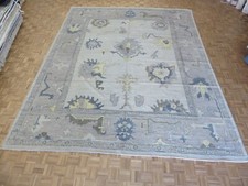 12'3 x 15'5 Hand Knotted Beige Turkish Oushak Oriental Rug G14369