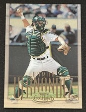 2002 Topps Gold Label #177 Ramon Hernandez Class 3 Titanium /100 A's Card