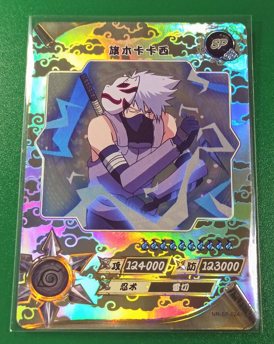 Naruto Kakashi Hinata ou Series Bronzing Collection Cartas