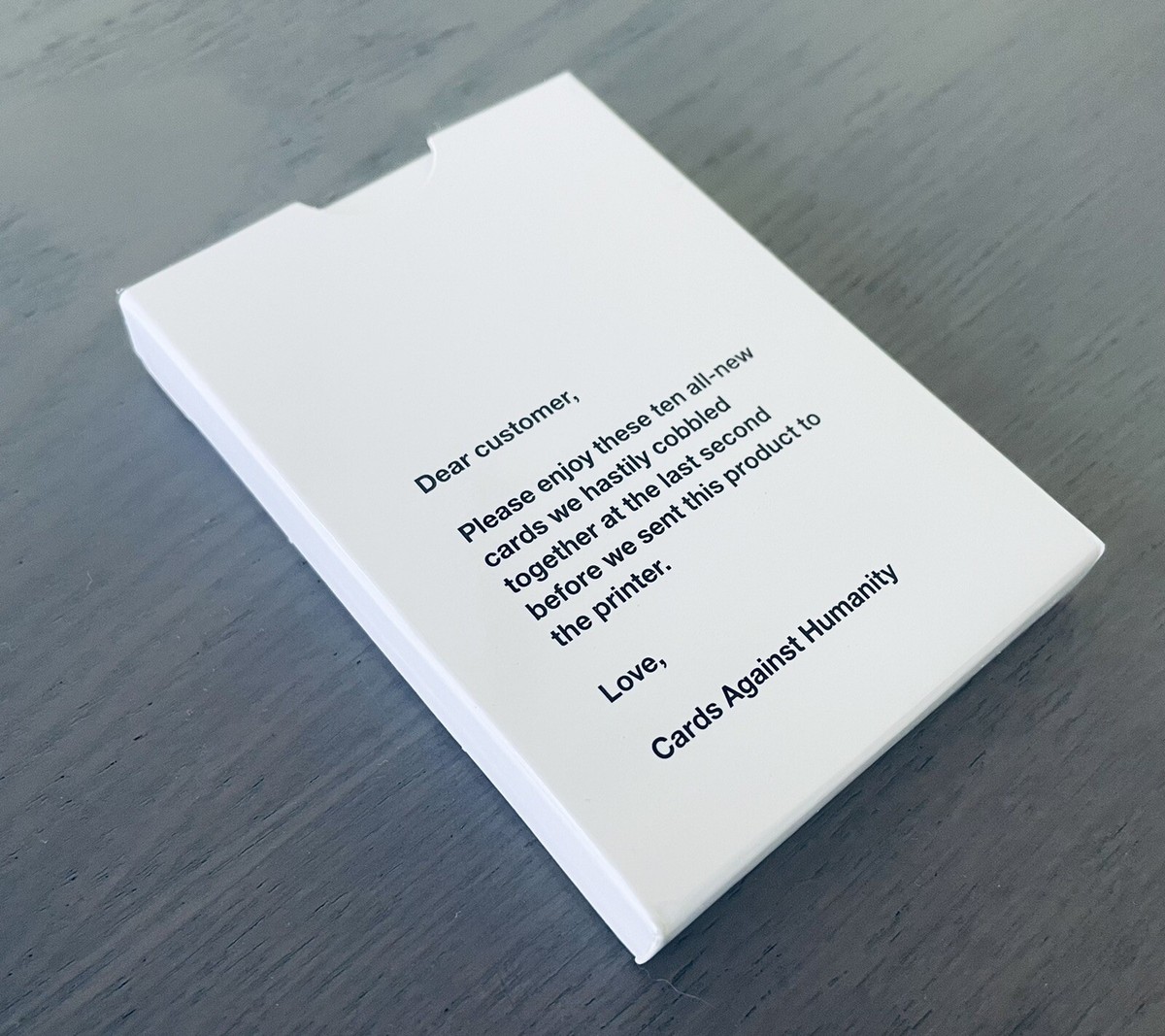 Cards Against Humanity - Bonus Mini Expansion Pack From Nasty Bundle New
