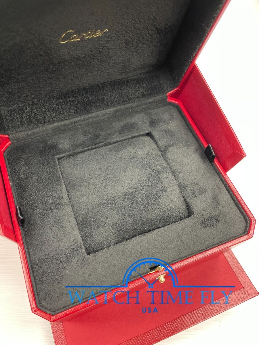 New 100% Authentic Original Red Cartier Watch Box with outer New 100% Authentic Original Red Cartier Watch Box with outer
