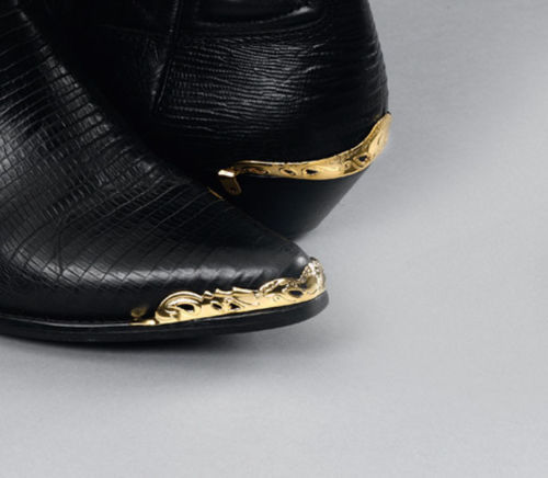 New! Western Cowboy Boot Heel - Brass 