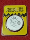 2021 PEANUTS 1oz .999 Fine Silver Round.   SNOOPY   JOE COOL              #T0284
