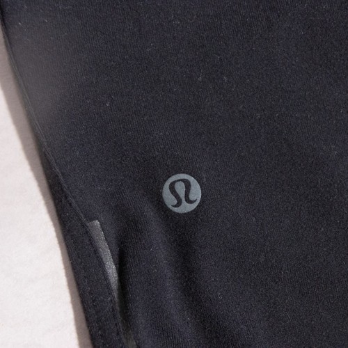 Pantaloni Lululemon Disciplina Uomo Taglia Large 33" Cucitura Interna Nero Elasticizzati Felpati - Foto 8 di 8