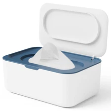 Wipes Dispenser, Wipe Holder for Baby & Adult, Seposeve Refillable Wipe Containe