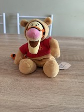 Vintage Disney Store Tigger as Winnie the Pooh 8" Mini Bean Bag Plush
