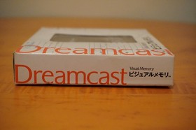 Japanese Dreamcast VMU Smoke Grey Charcoal Gray Visual Memory in Box HKT-7000