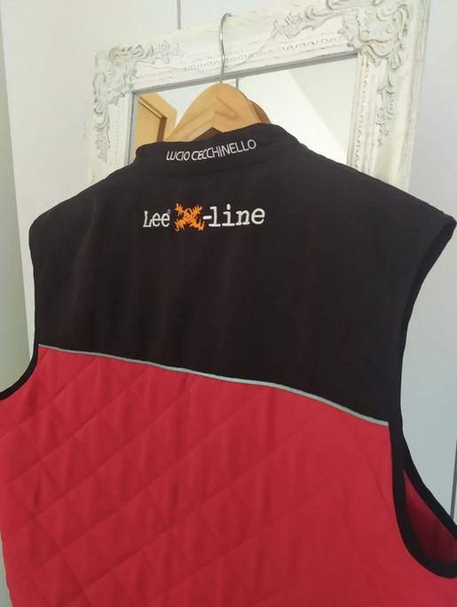 Lee X-Line MotoGP LCR Racing Vest XL Red Black Lucio Cecchinello Puffer Gilet