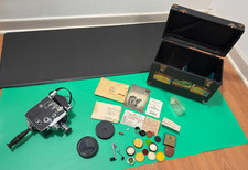 1948 Bolex Paillard H16 16mm Camera Kit w/ Wollensak Raptar Lenses Flight Case