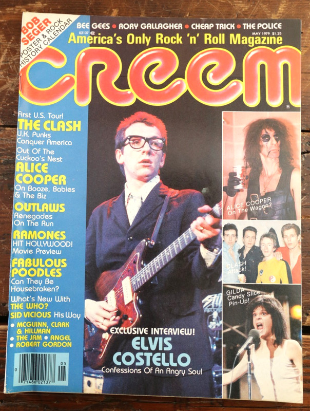 CREEM MAGAZINE VOL 10 NO 12 May 1979 THE CLASH Alice Cooper OUTLAWS Ramones