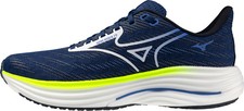 Mizuno Wave Rider 29 Mens Running Shoes Blue Cushioned Sports Training Trainers