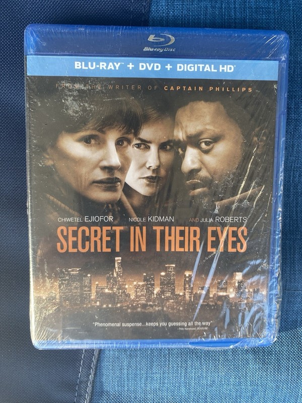 Secret in Their Eyes Blu-ray/DVD No Digital LIKE NEW Nicole Kidman Julia Roberts