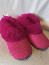 Alpaca Connection Alpaca Fur Lined Slippers Women's Size 9 Pink