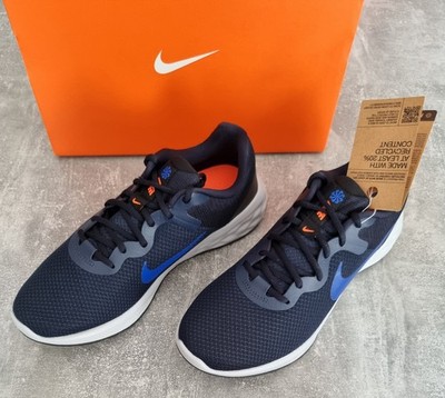 Nike Revolution 6 DC3728 400 unisex Sneaker Sport Schuhe Dunkelblau Blau Weiß
