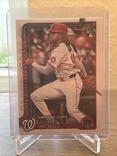 2025 Topps Update Series -  2025 Base Rookie Debut James Wood #US218 (RC)