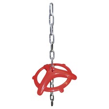 Hofman Ferkelbeißring 18 cm mit Aufhängekette für Schweinehaltung