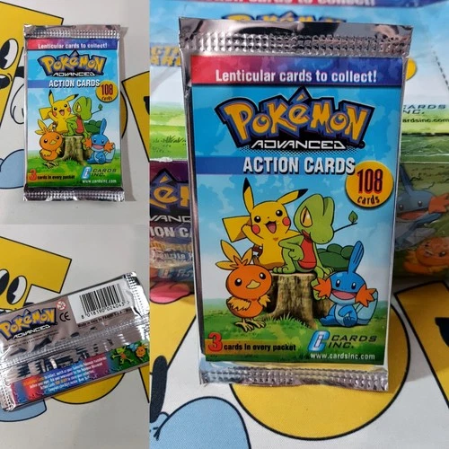 Pokemon Packs Action Advanced 3D Sealed from English CARDS INC booster box!