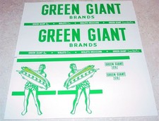 Tonka Green Giant Semi Truck Sticker Set TK-123