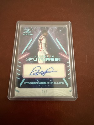 2022 Leaf Ultimate Futures Platinum Spectrum 7/7 D Margio Wright-Phillips Auto