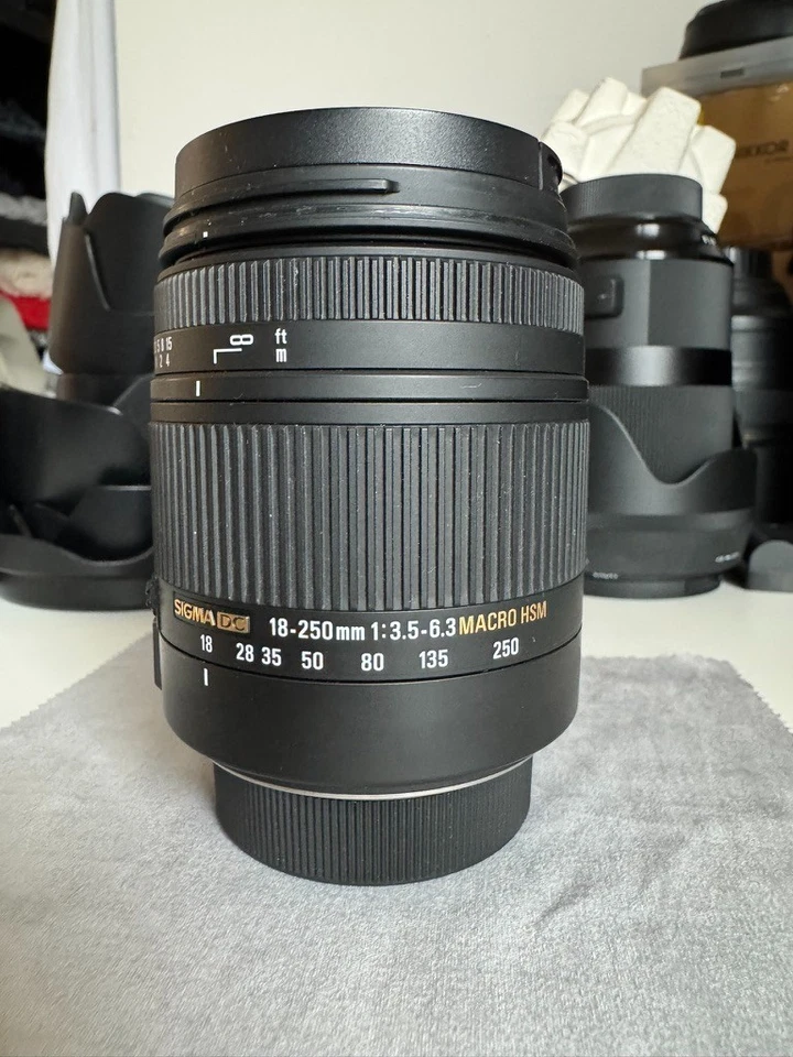 Sigma Af 18-250mm F/3.5-6.3 Dc Macro OS HSM +boite comme neuf pour Nikon - Photo 3/4