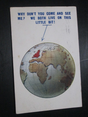 Bamforth Comic Postkarte Nr. 1652 ''Warum kommst du nicht und siehst ...'' verschickt 1924